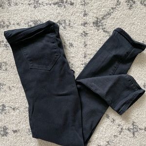 Madewell maternity black skinny jeans